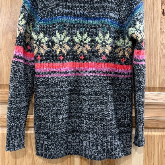 American Eagle Outfitters Fair Isle Nordic Cozy Winter Knit Jegging Sweater - Picture 5 of 11